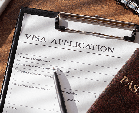 แบบฟอร์มขอวีซ่าและพาสปอร์ต